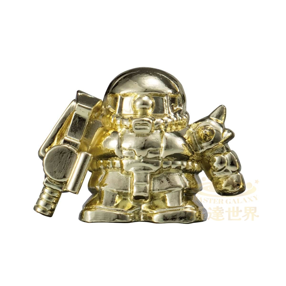 BANDAI 扭蛋-機動戰士鋼彈扭蛋戰士合金模型槍-量產型扎古（金色）