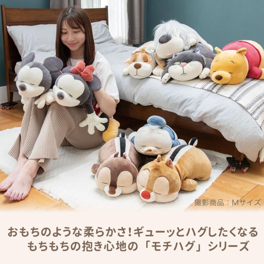 日牌迪士尼麻糬QQ感親膚舒服抱枕(S/M/L) C12490