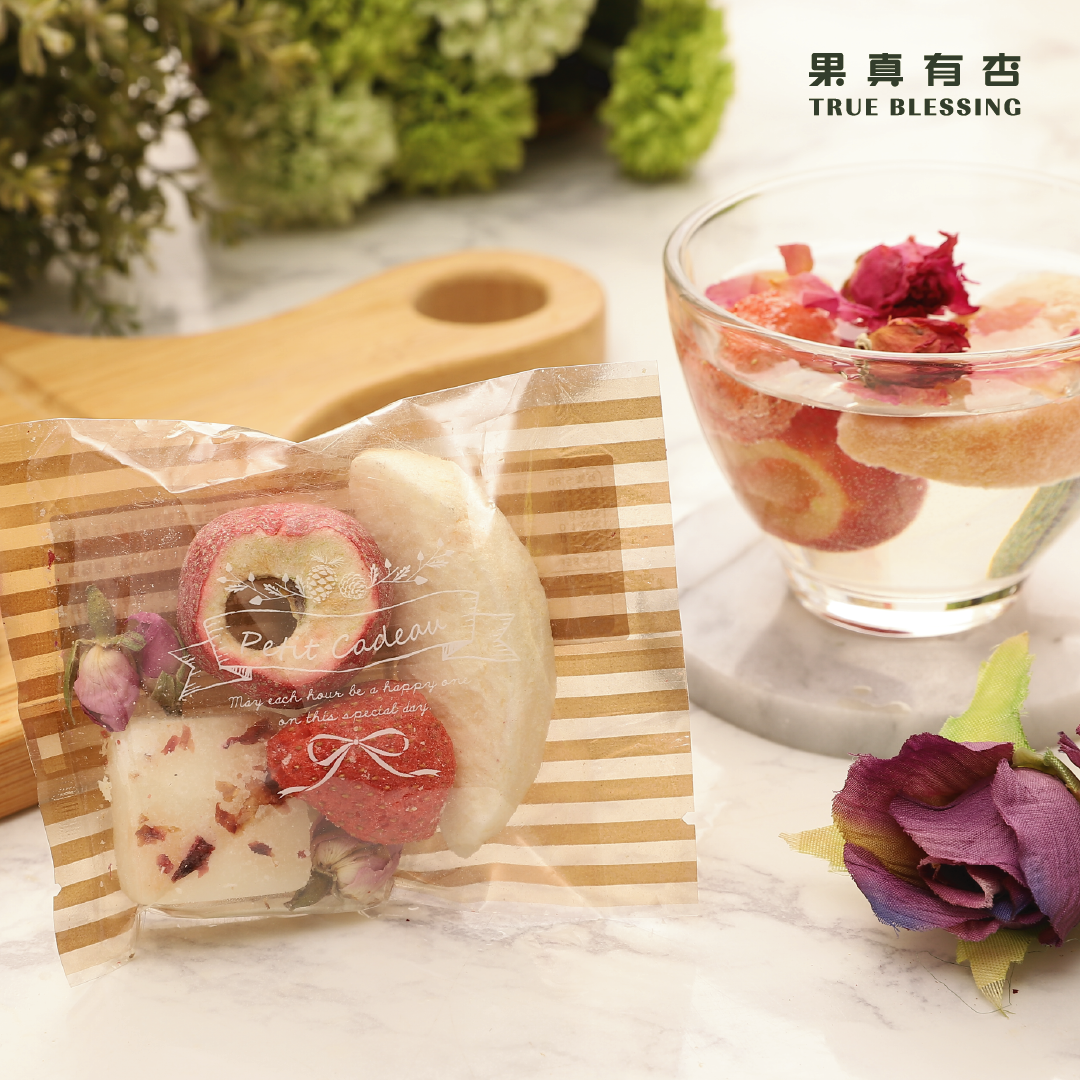 暖心冰糖荔枝玫瑰花果茶