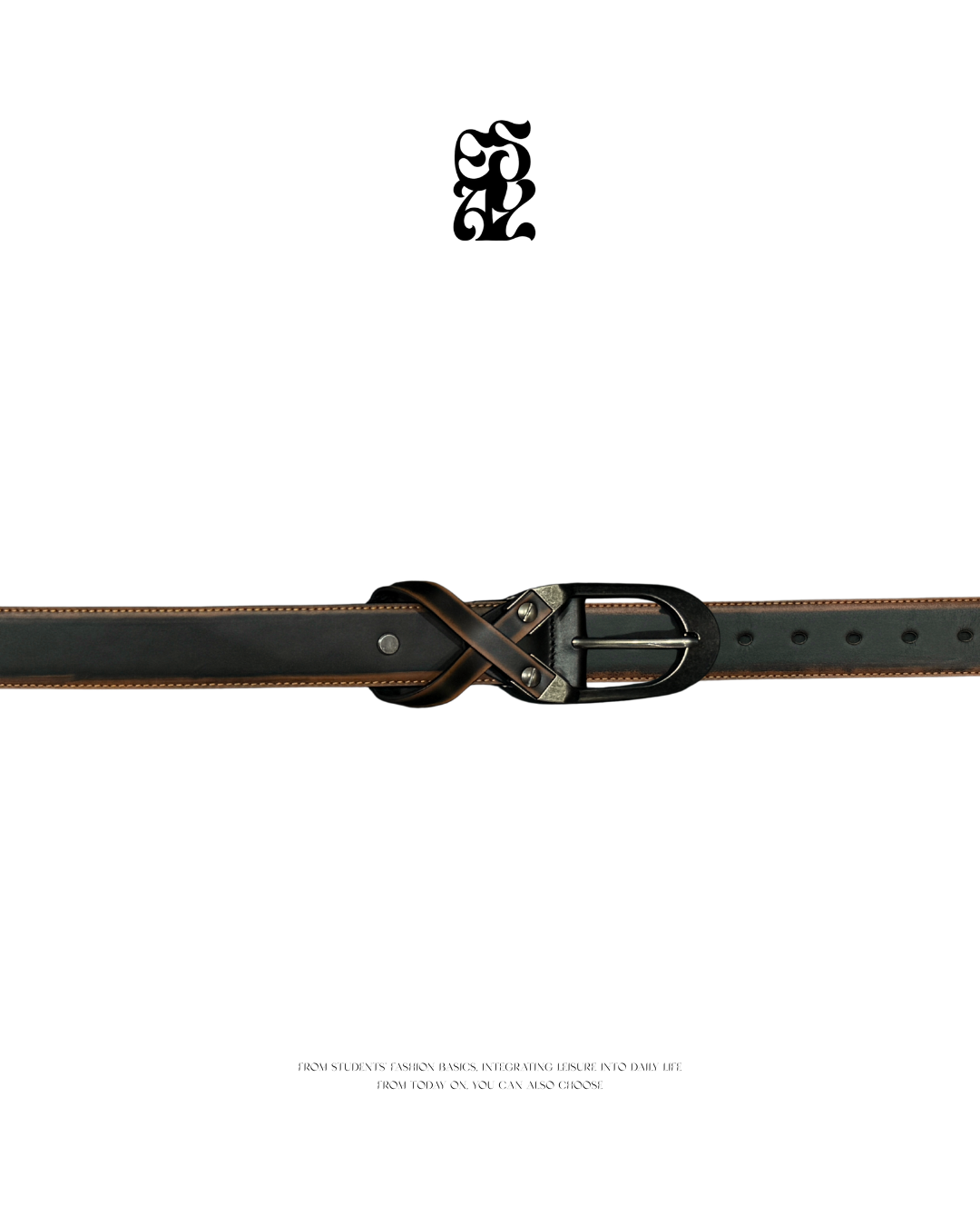 FG復古漸層皮帶
