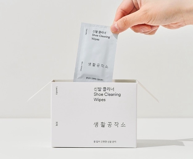 (預購商品) 韓國 SAENGONG 生活工作所 鞋面去污清潔濕紙巾 30ea