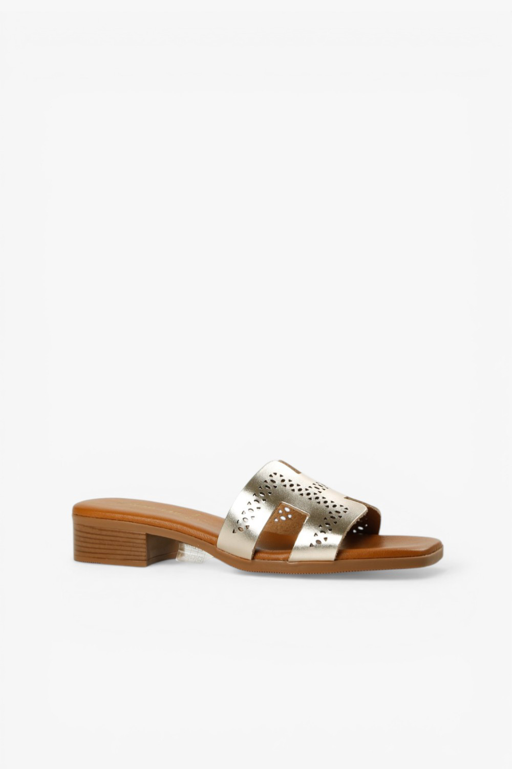 Perf H 西班牙製真皮低跟鞋