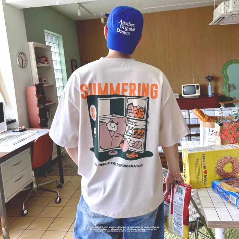 summering冰箱小熊 短T