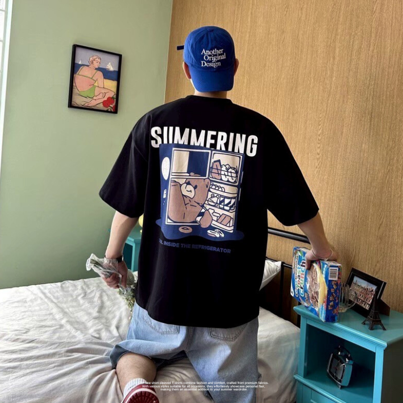 summering冰箱小熊 短T