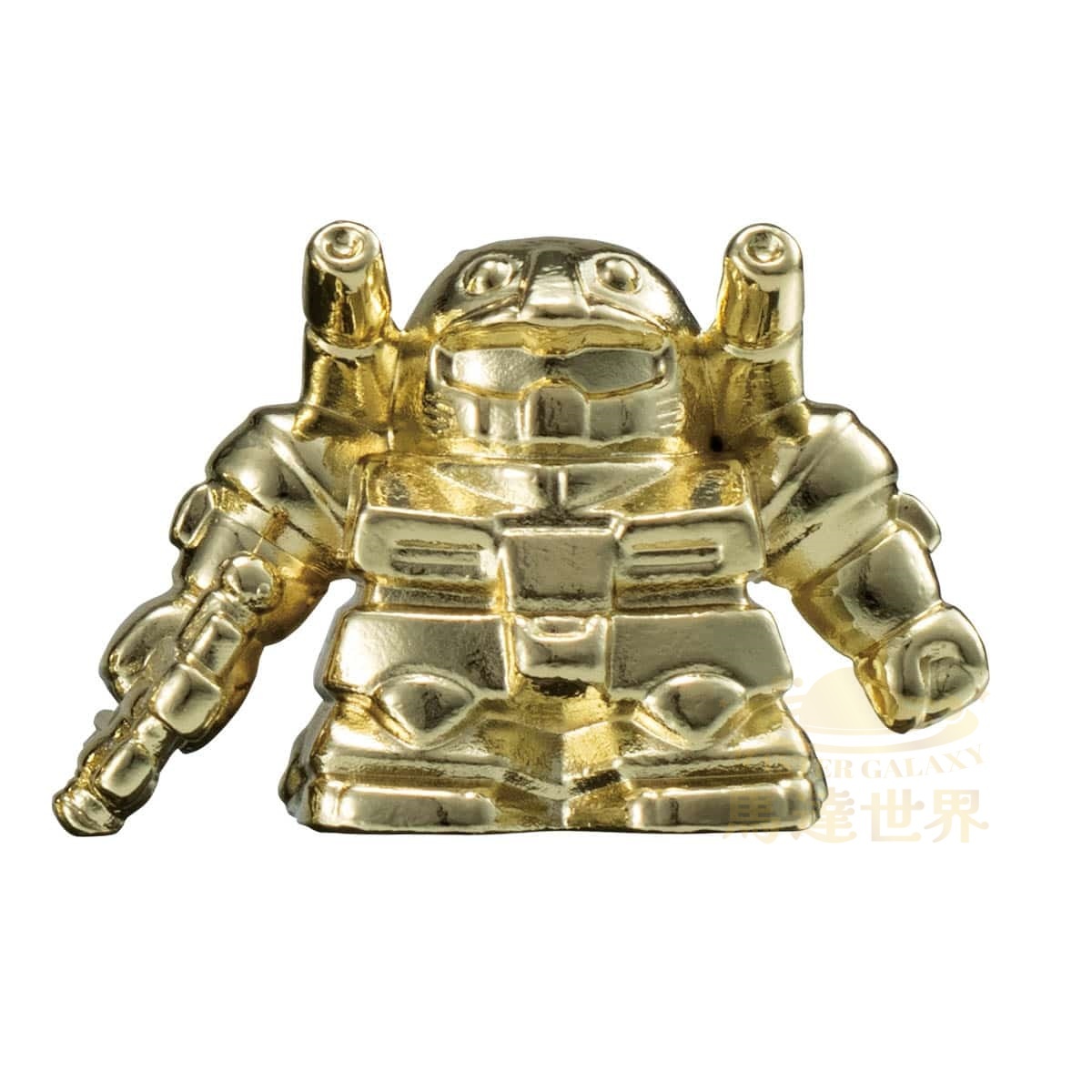 BANDAI 扭蛋-機動戰士鋼彈扭蛋戰士合金模型槍-鋼加農（金色）