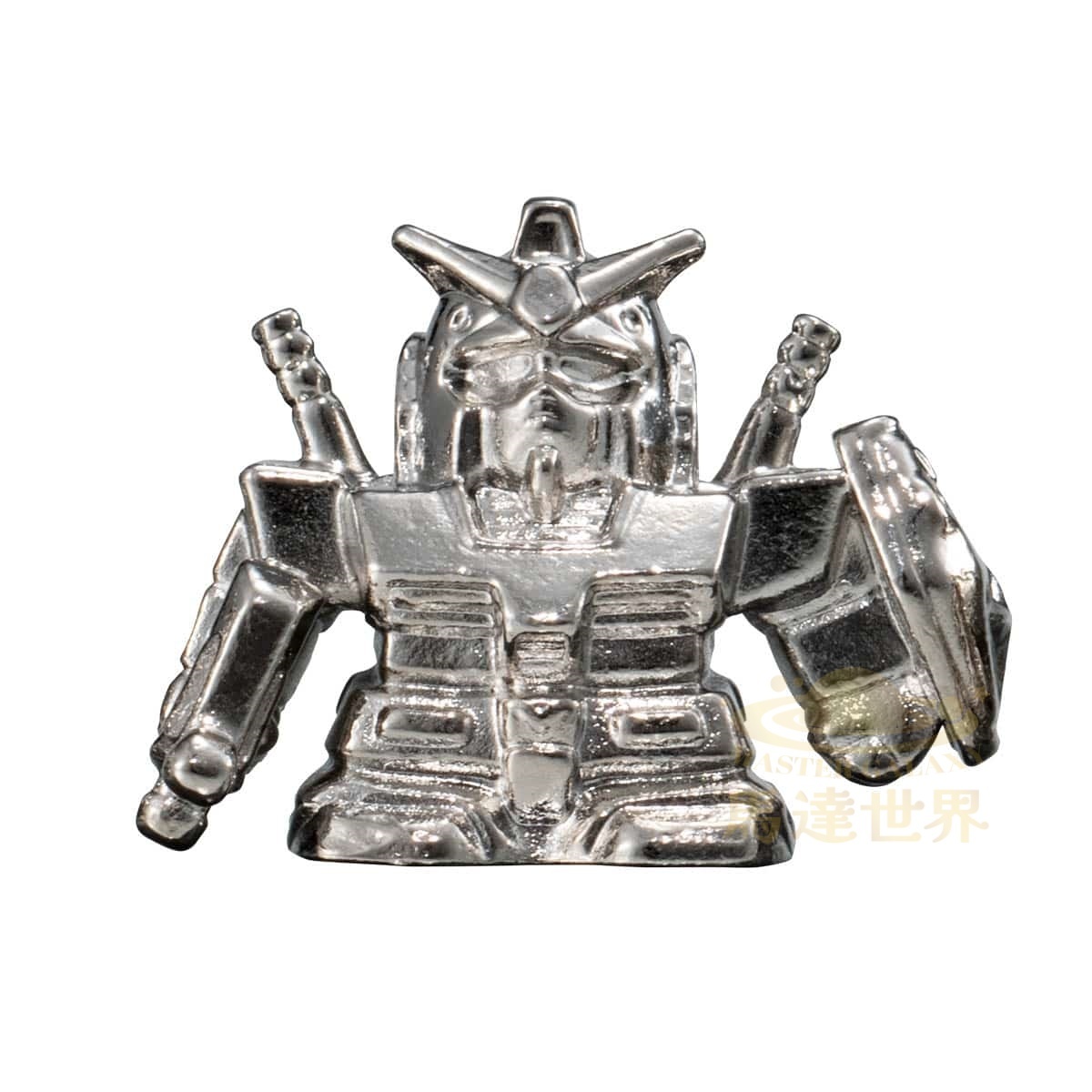 BANDAI 扭蛋-機動戰士鋼彈扭蛋戰士合金模型槍-RX-78-2 鋼彈（銀色）