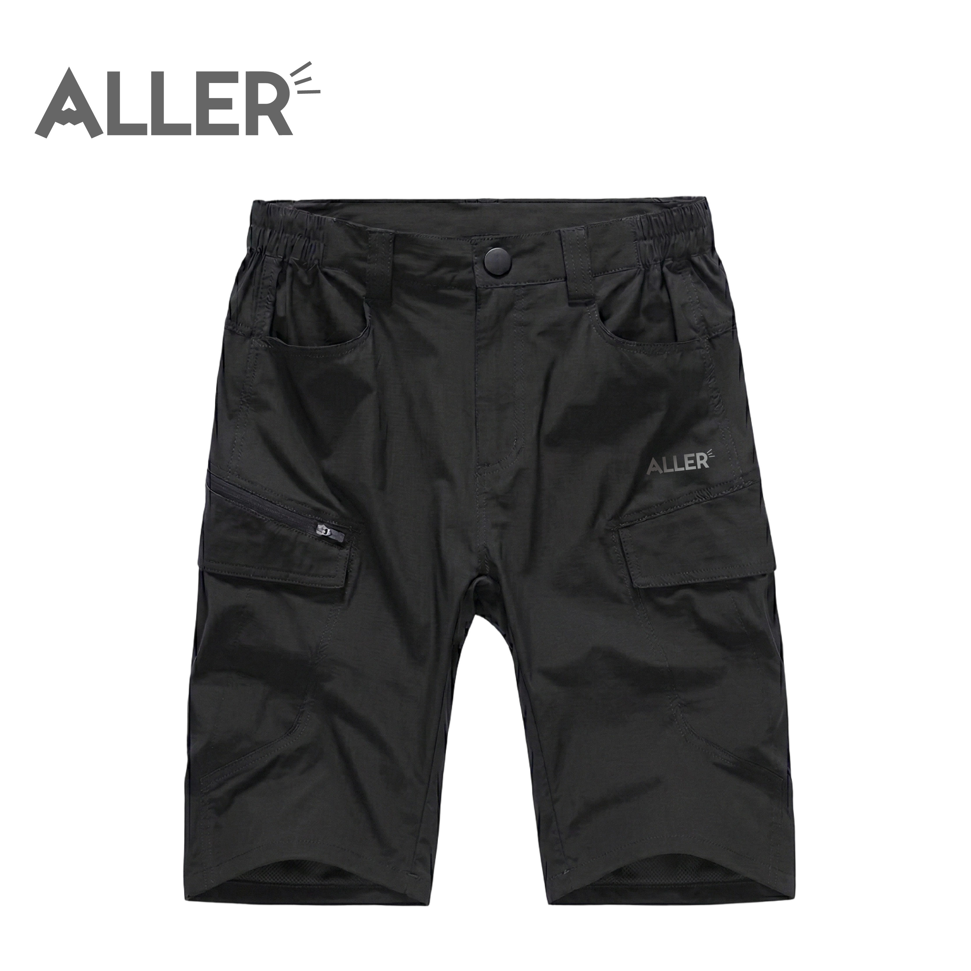 ALLER 開扣側袋彈力短褲 男款 (3色) 休閒/戶外/日常/速乾/透氣 20AL886060