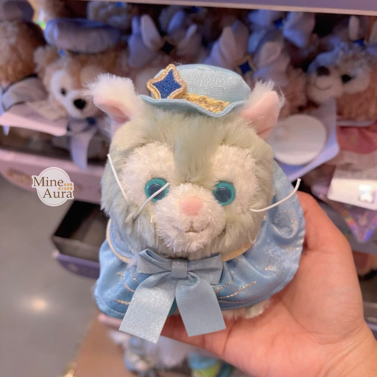 10歲生日慶典 傑拉托尼 畫家貓 Gelatoni 絨毛 手環 玩具 -上海迪士尼樂園