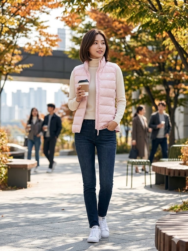 【直播】adidas LX032439 背心外套(粉色)