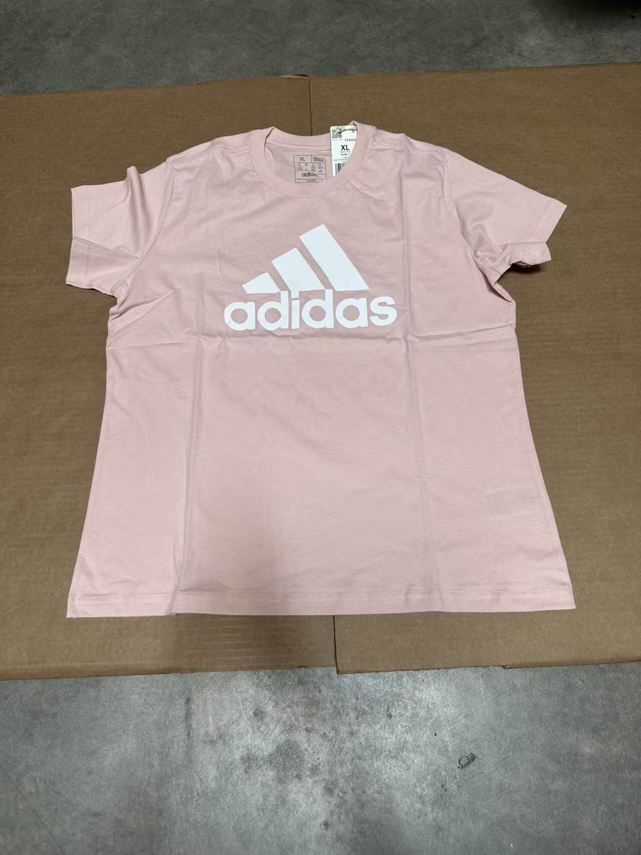 【直播】adidas LX032441 女裝短袖上衣(粉色)