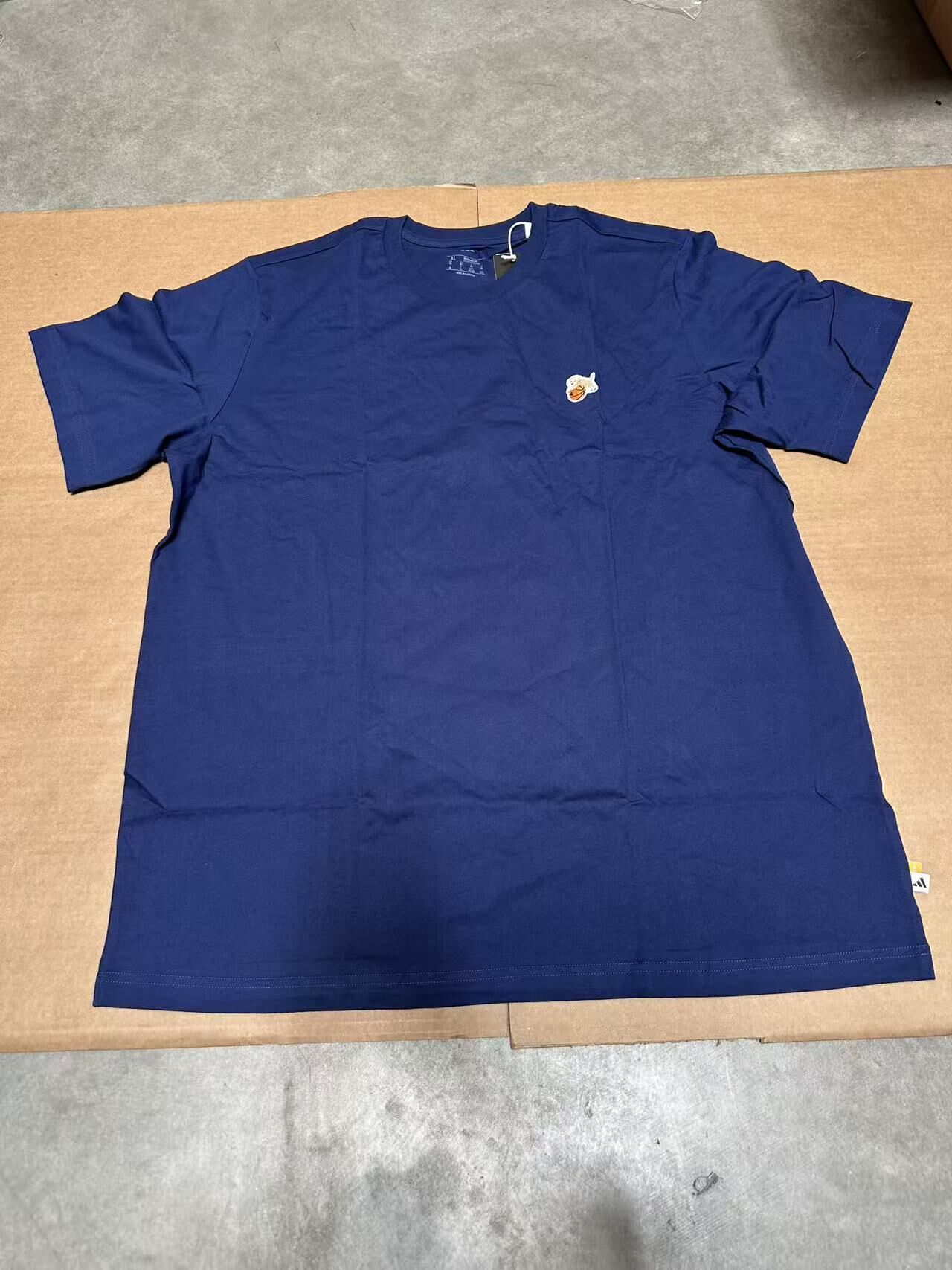 【直播】adidas LX032444 男裝短袖上衣（藍色）