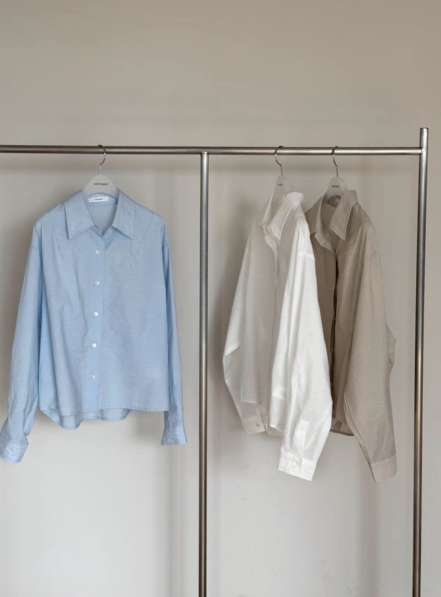 AG6032 翻領排扣防曬薄款襯衫