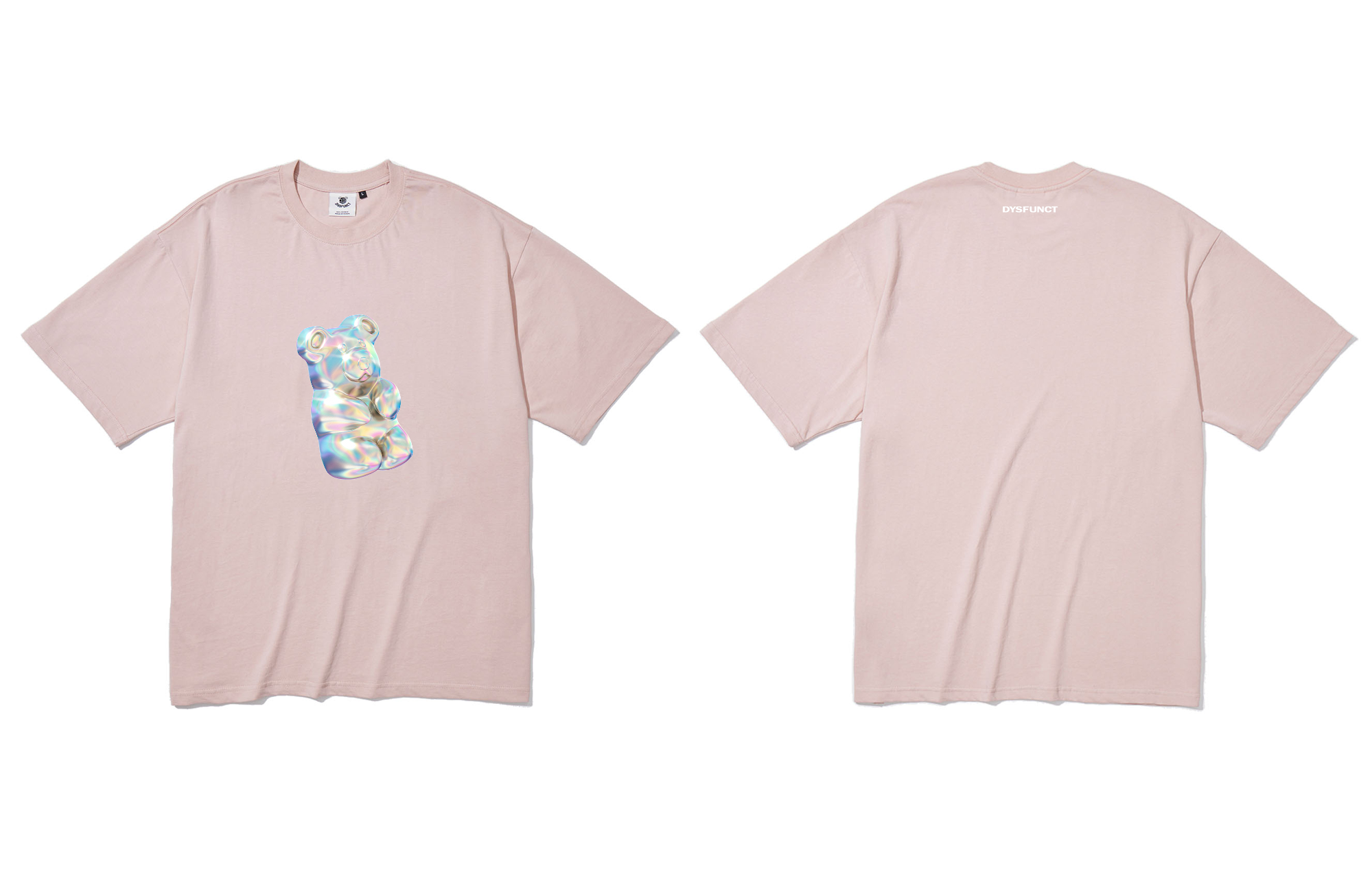 【韓國預購】AKR032410 DYSFUNCT CHROME GUMMY BEAR T-SHIRT