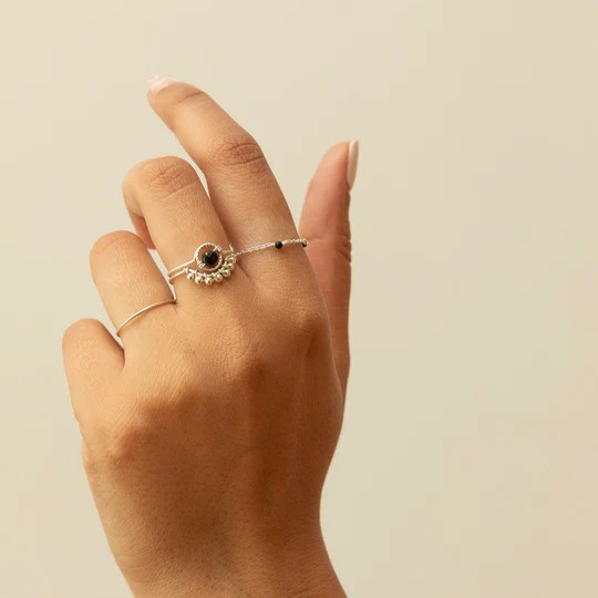 1YA0326-004 [YAY PARIS] Essential Ring Silver #22AHC-100sies200 (EU)