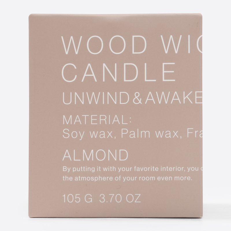 SP 木芯蠟燭/ALMOND
