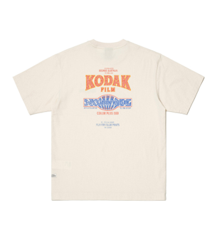 XE002 KODAK Snow Wash Graphic Short Sleeve T-shirt