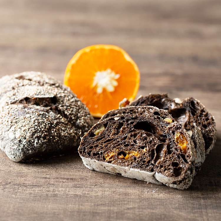 茂谷柑焙茶歐式麵包