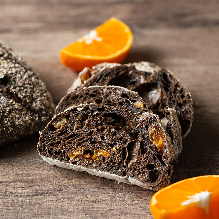 茂谷柑焙茶歐式麵包