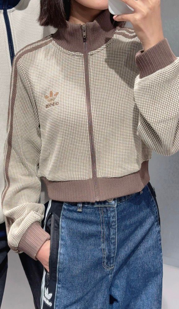 [預訂] Adidas Crop Track Top (Sand Strata) KC2645