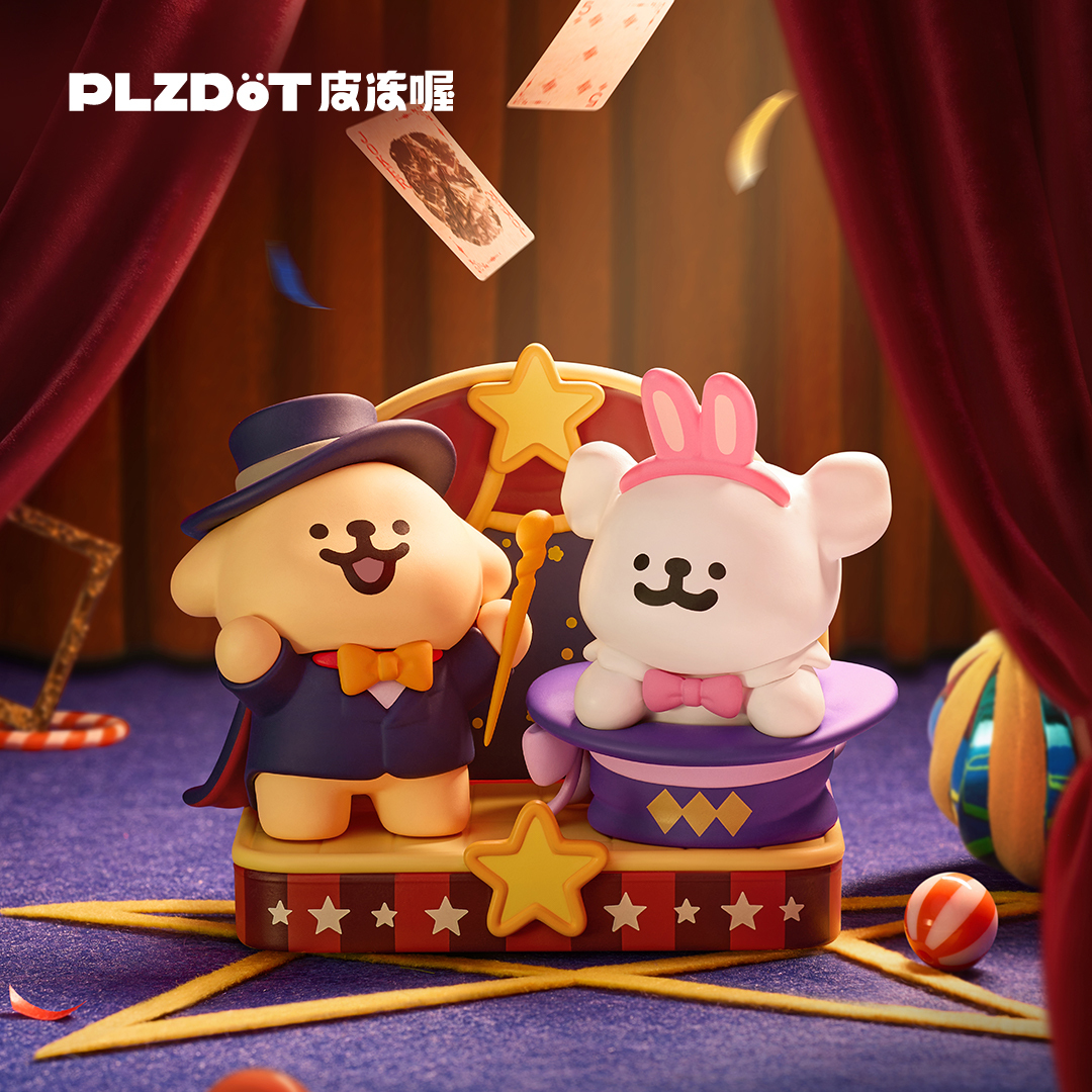 線條小狗幸福瞬間系列盲盒公仔 [單盒]