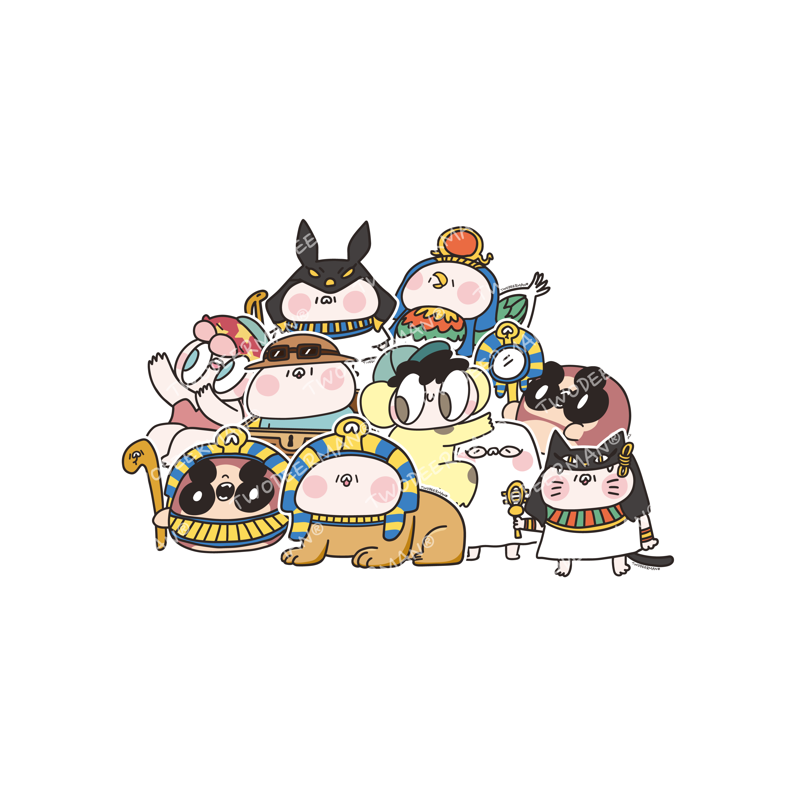 荒野小隊防水貼紙(全10款)