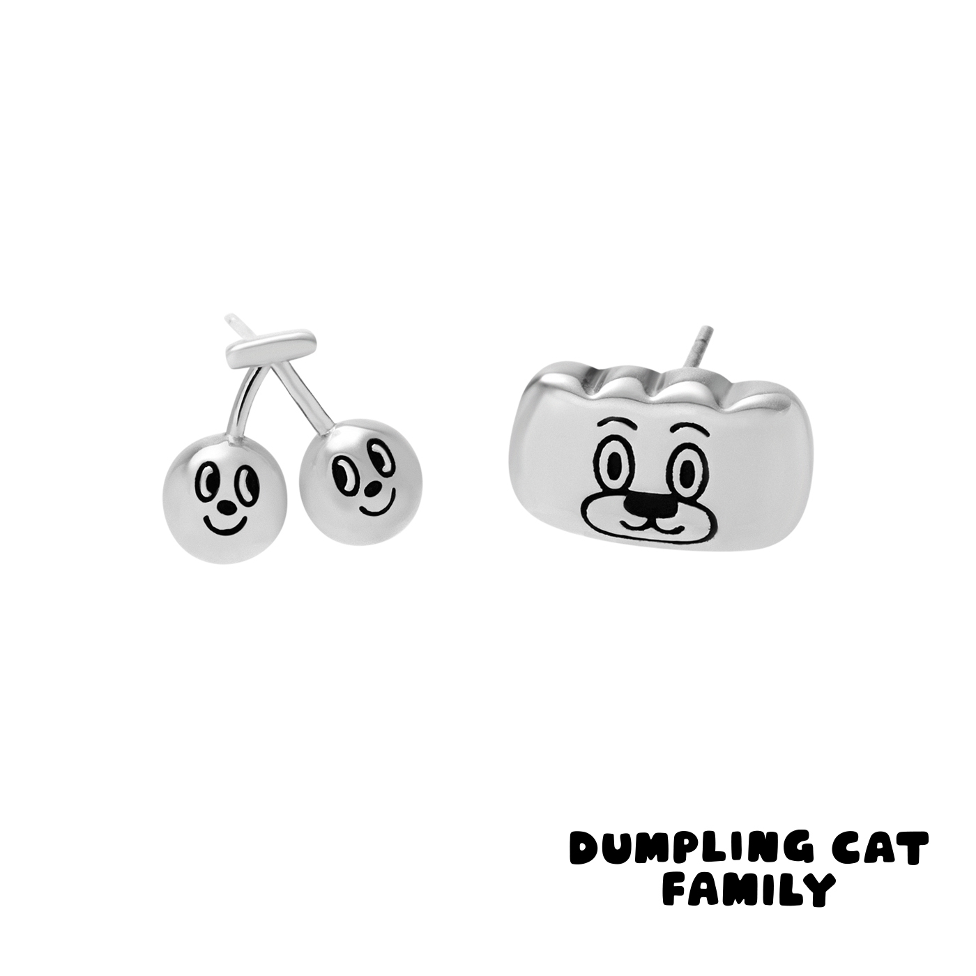 餃貓,櫻桃,耳環,平價飾品