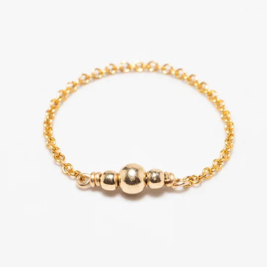 1YA0326-006 [YAY PARIS] Chance Chain Ring Gold #24SUK-101emch100 (EU)