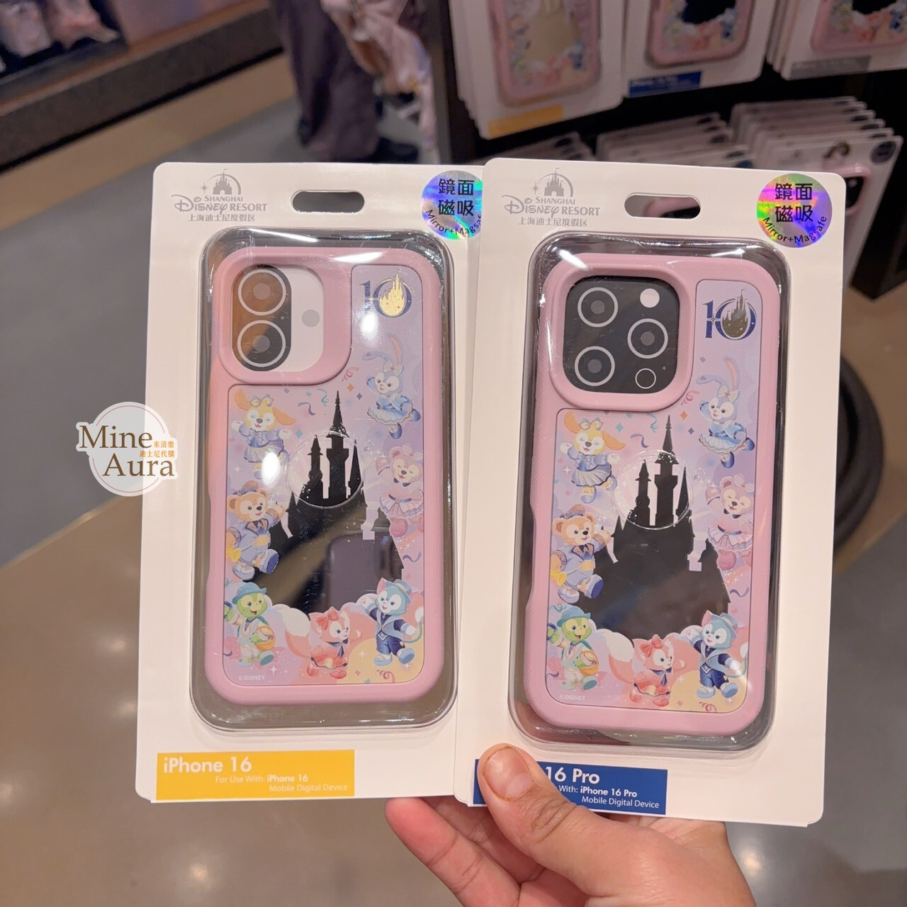 10歲生日慶典 達菲Duffy 與好友們 城堡 鏡面 圖案 iphone 系列 手機殼 保護套 -上海迪士尼樂園