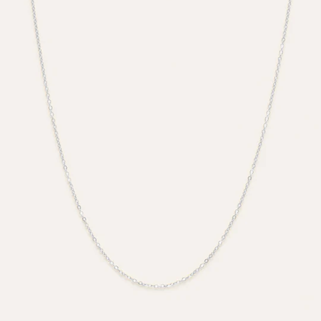 1YA0326-102 [YAY PARIS] Fine Chain 45 cm Silver #520sicnlg200 (EU)