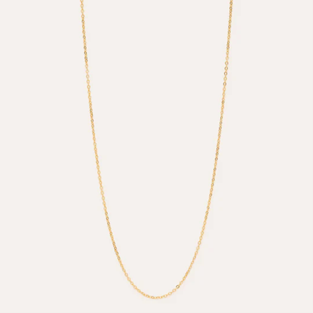 1YA0326-103 [YAY PARIS] Fine Chain 70 cm Laminated Gold #23AHC-530sicn100 (EU)