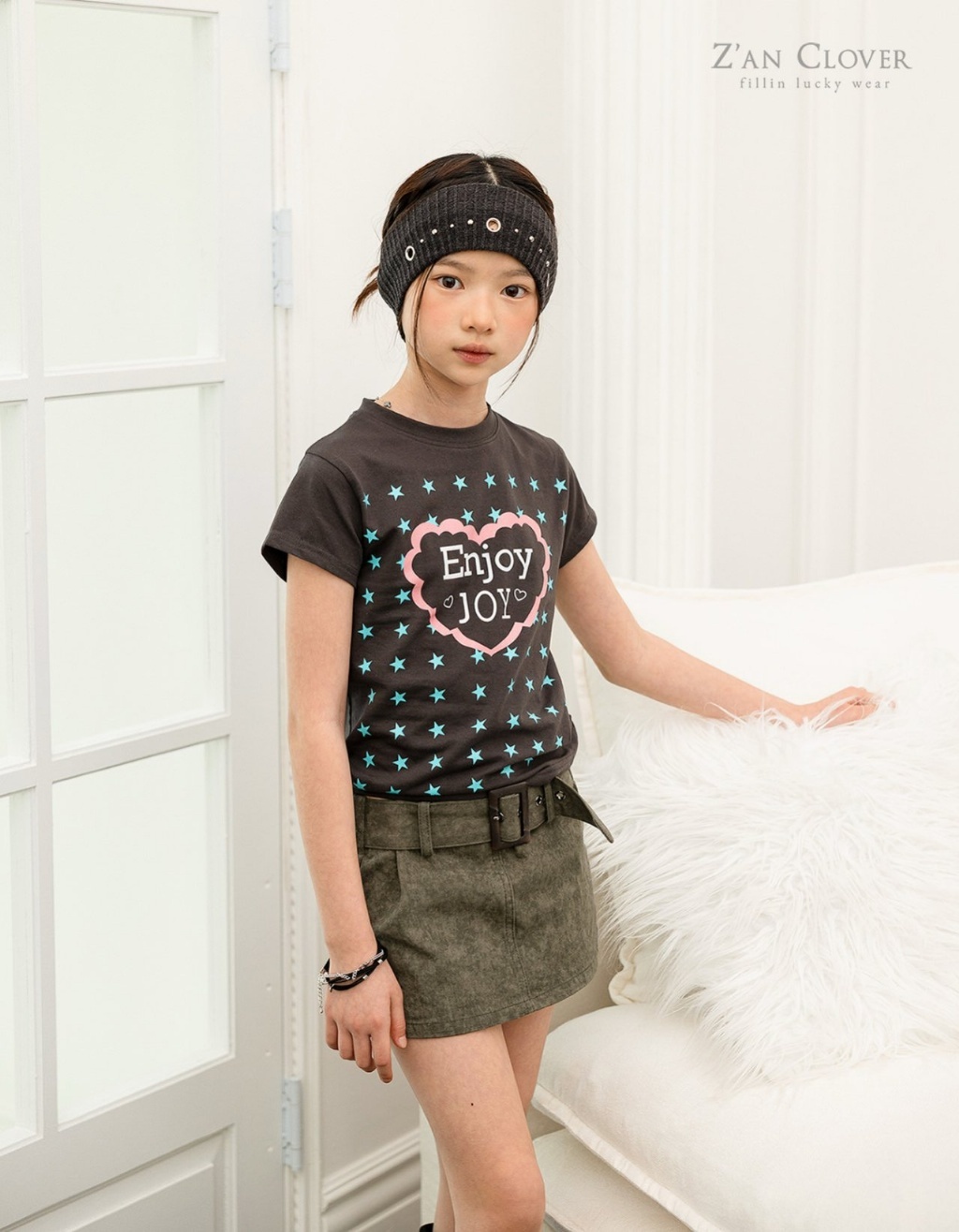正韓夏ZAN CLOVER  星星愛心上衣