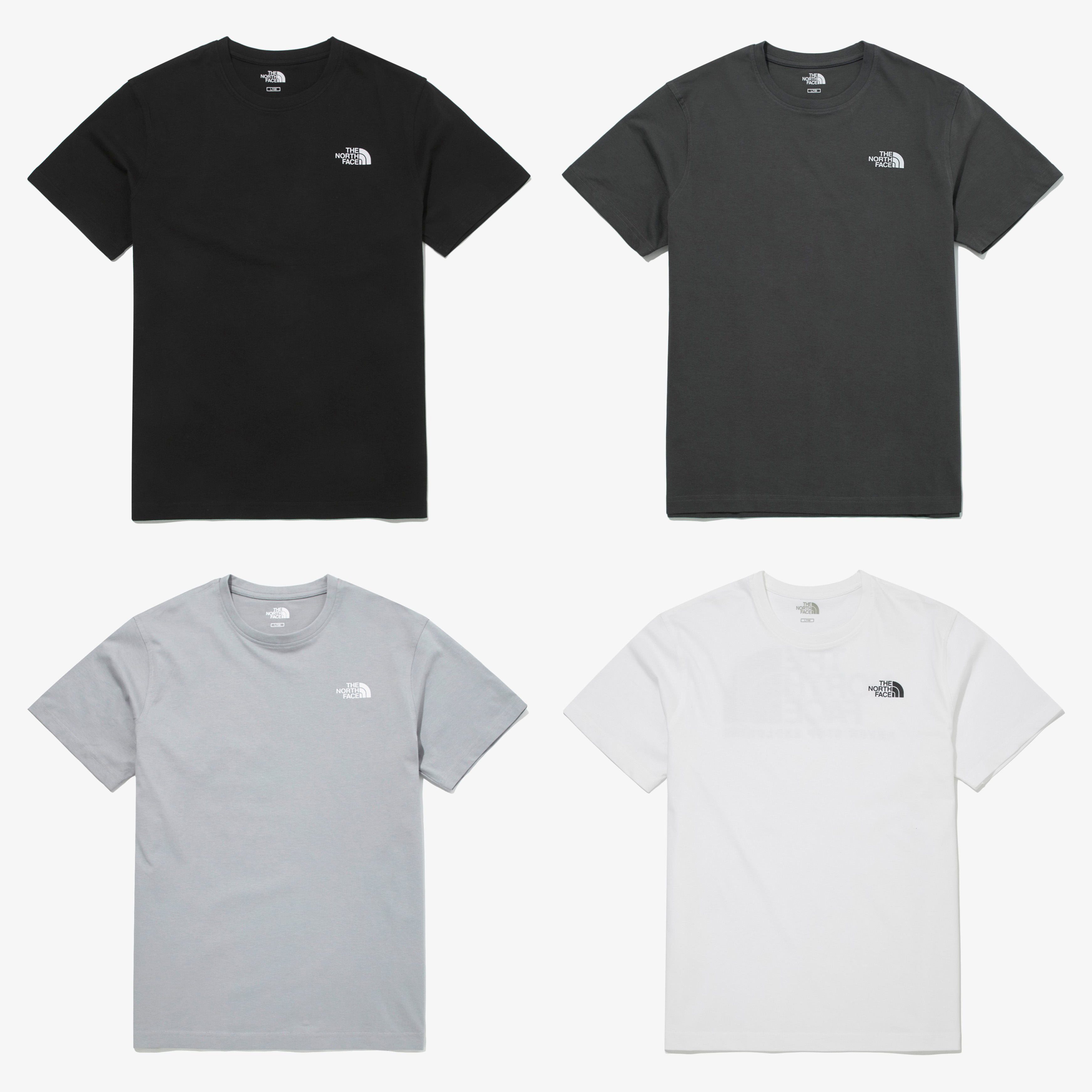 The North Face TNF 北臉 韓國 立體 Logo 短T正面官方照