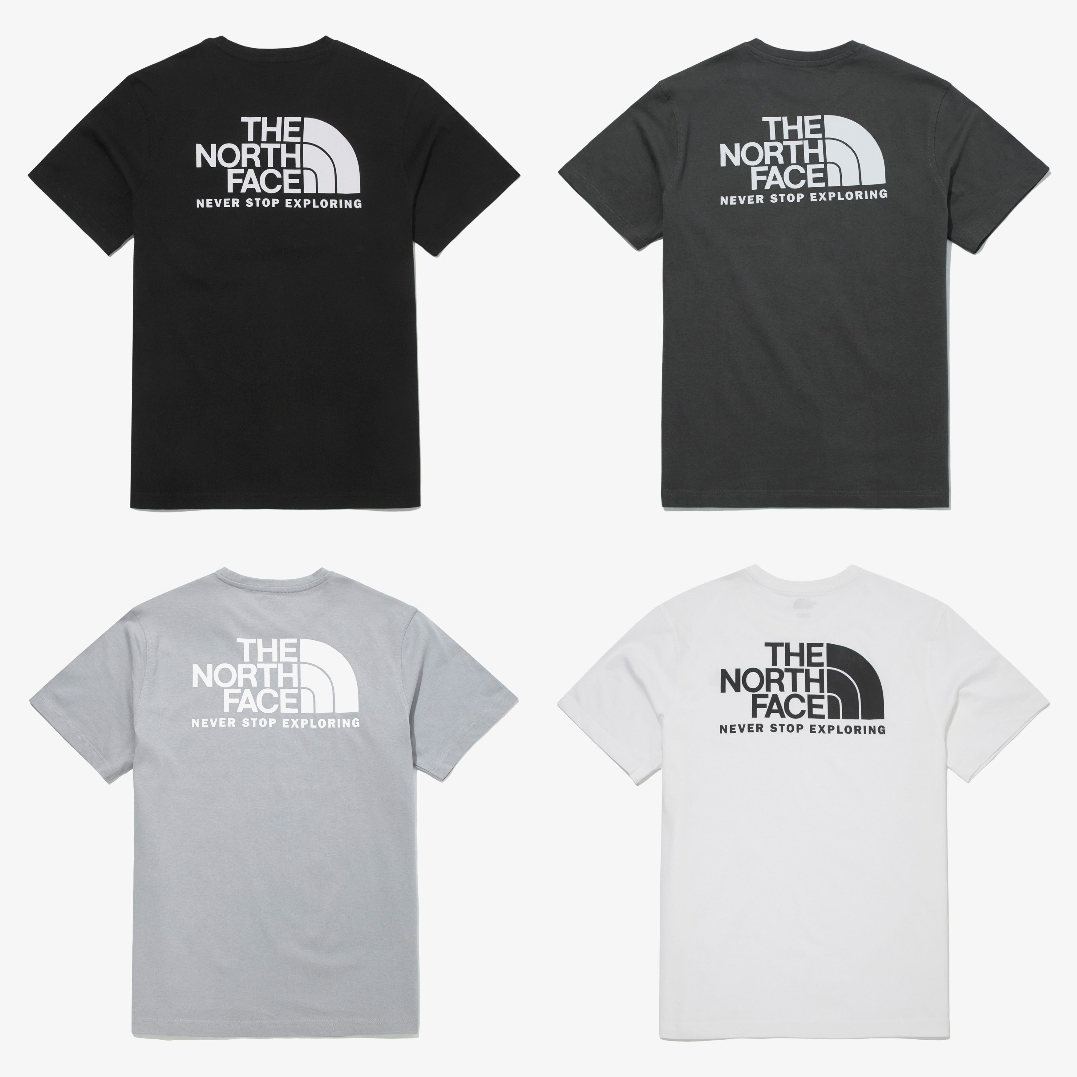 The North Face TNF 北臉 韓國 立體 Logo 短T 背面官方照