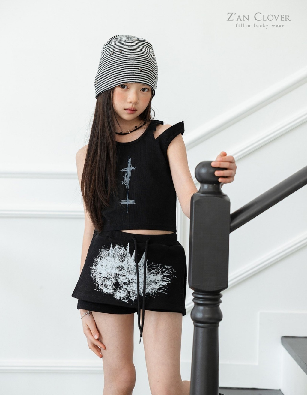 正韓夏ZAN CLOVER 兩色甜酷個性風背心