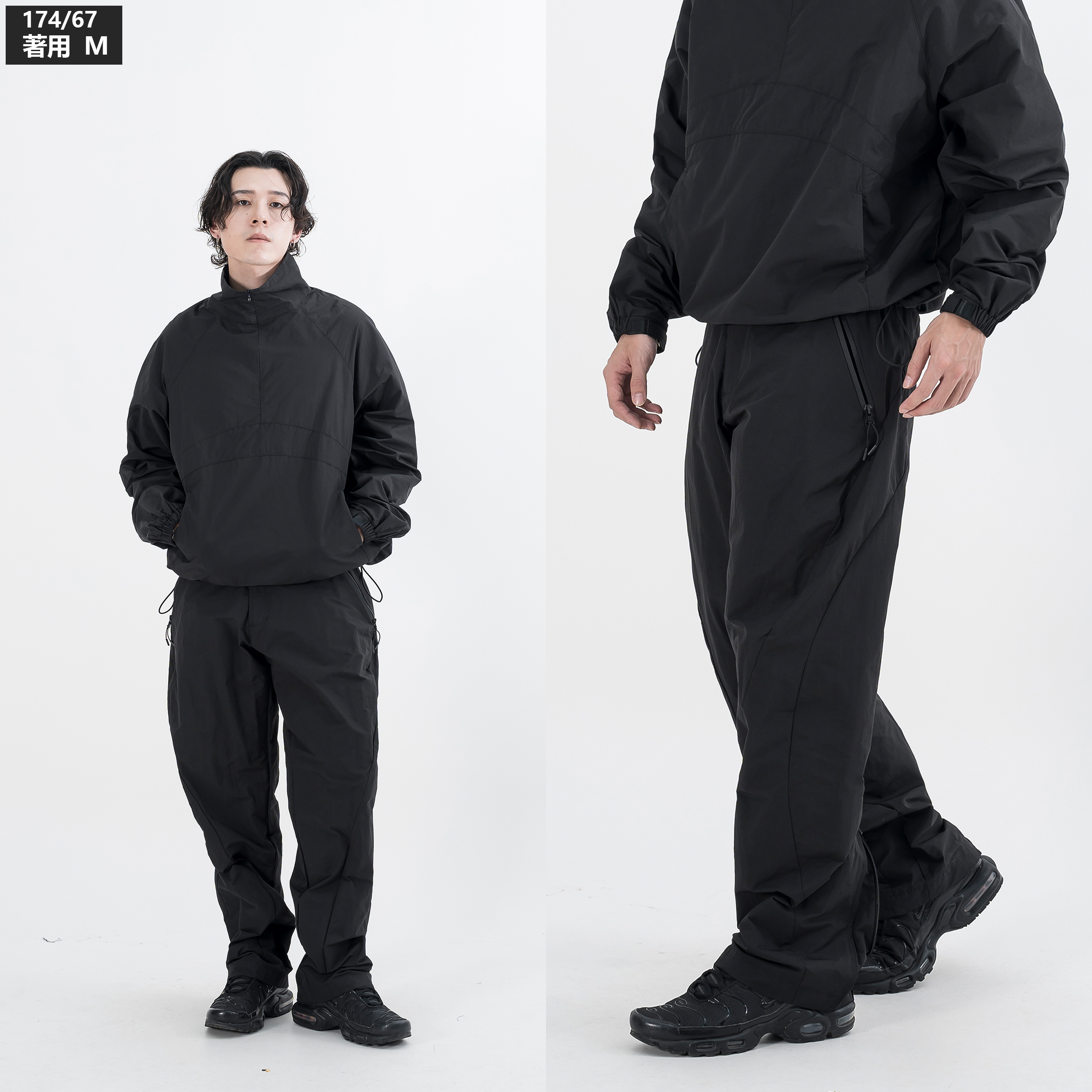 AGILITY Nylon Curved Zip Pants 尼龍 拉鍊 彎刀長褲 [KH18-P]