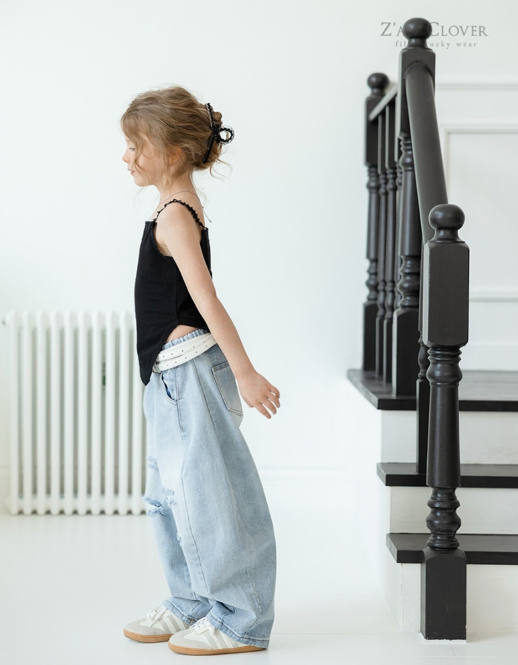 正韓夏ZAN CLOVER 兩色小辣妹AWESOME不規則背心