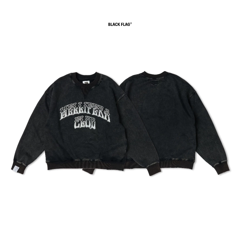 黑旗 BLACK FLAG Pocket sweatshirt【JBF24T017】