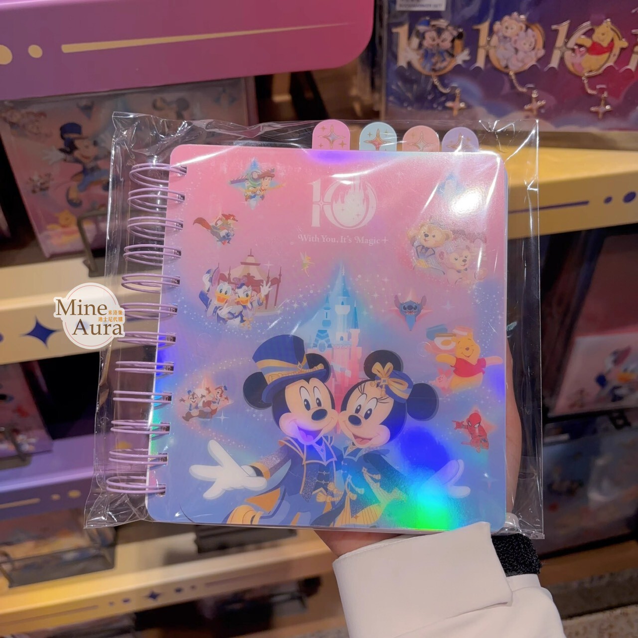 10歲生日慶典 奇妙同慶系列 米奇 Mickey 與好友們 圖案 筆記本 記事本 -上海迪士尼樂園