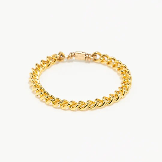 1YA0326-009 [YAY PARIS] Mona Chain Ring Rolled Gold #101simon100 (EU)