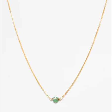 1YA0326-107 [YAY PARIS] Stella Necklace Laminated Gold #24SSC-510emst131 (EU)