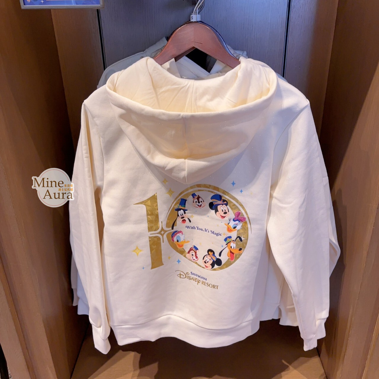 10歲生日慶典 奇妙同慶系列 米奇 Mickey 與好友們 城堡 圖案 長袖 連帽 外套 -上海迪士尼樂園