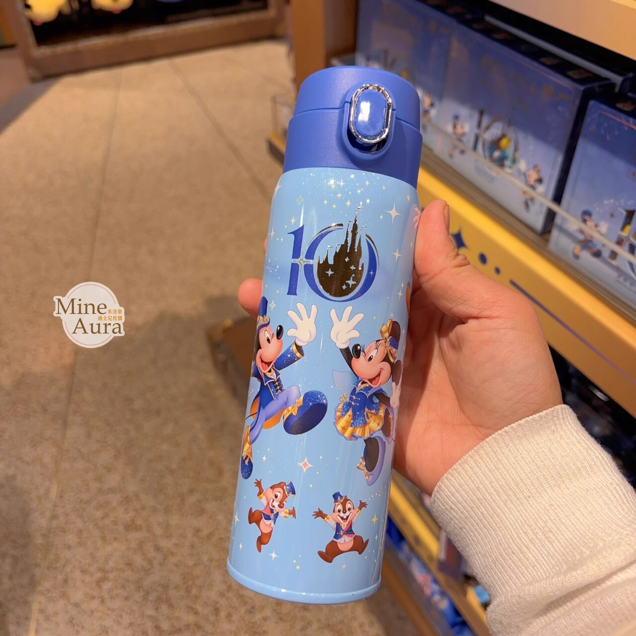 10歲生日慶典 奇妙同慶系列 米奇 Mickey 與好友們 圖案 水壺 保溫瓶 -上海迪士尼樂園