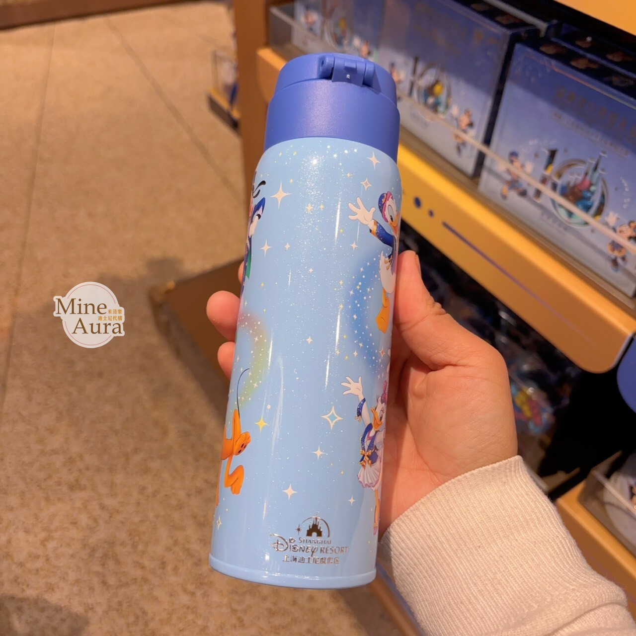 10歲生日慶典 奇妙同慶系列 米奇 Mickey 與好友們 圖案 水壺 保溫瓶 -上海迪士尼樂園