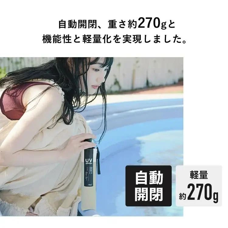 W.P.C. WPC [自動開關款] PARASOL UNISEX 折疊自動開關縮骨傘 (H3 KA392)