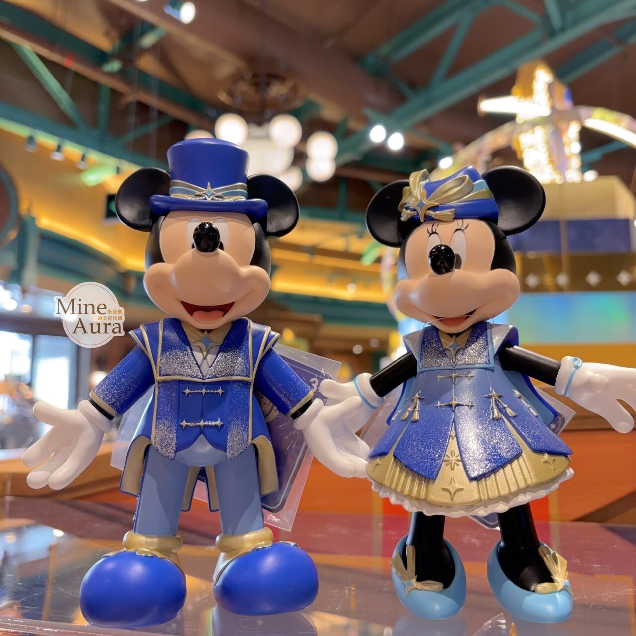 10歲生日慶典 奇妙同慶系列 米奇 Mickey 米妮 Minnie 可動關節 玩具 公仔 -上海迪士尼樂園