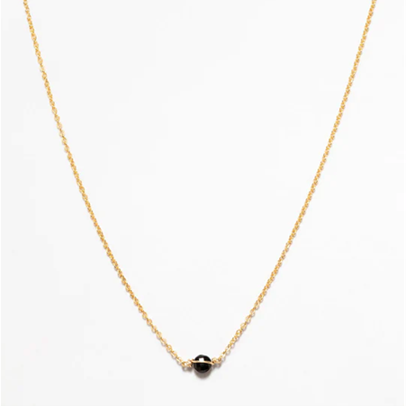 1YA0326-111 [YAY PARIS] Stella Necklac Spinelle Laminated Gold #23AHC-510emst112 (EU)