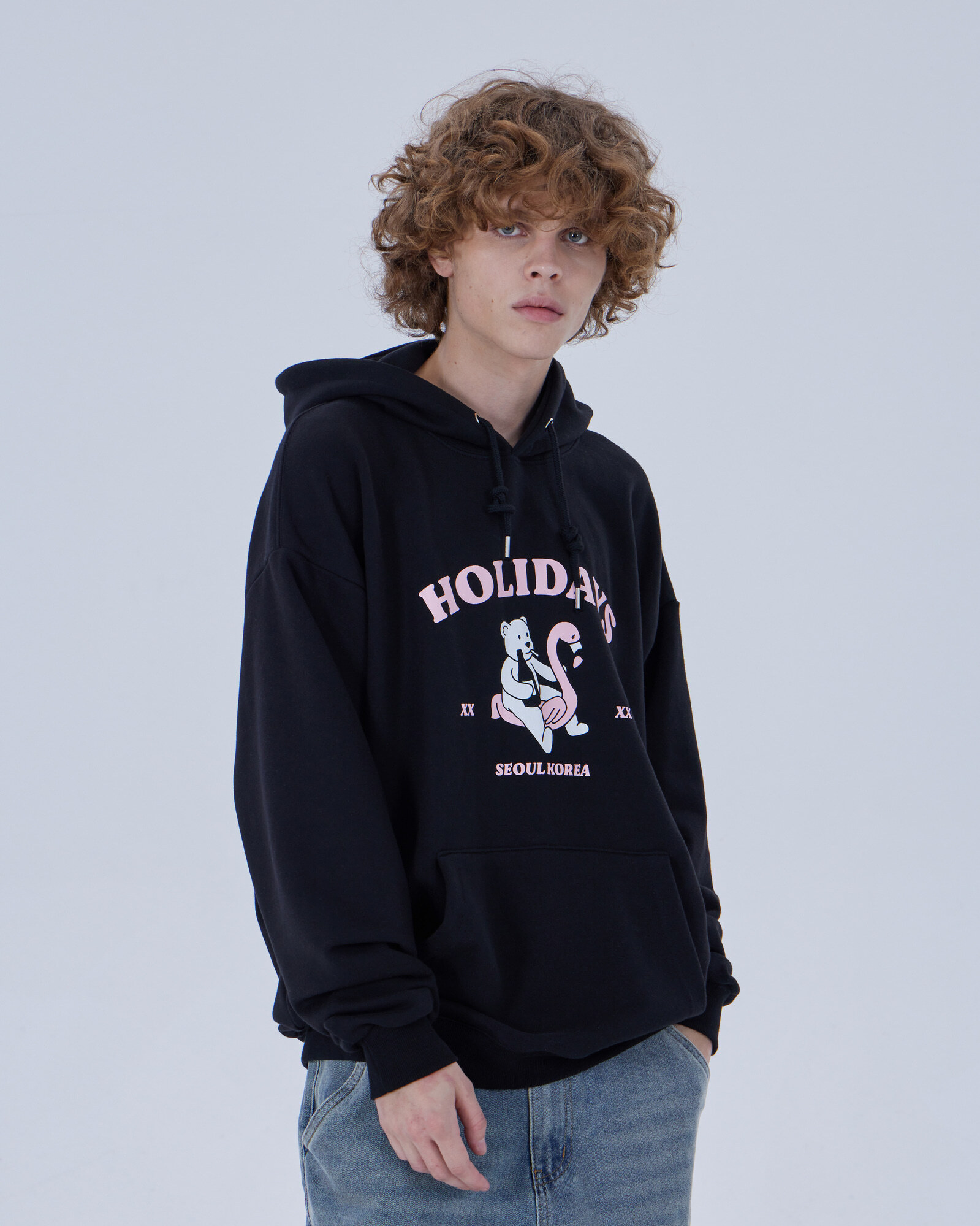 【韓國預購】AKR032420 DYSFUNCT HOLIDAY BEAR HOODIE