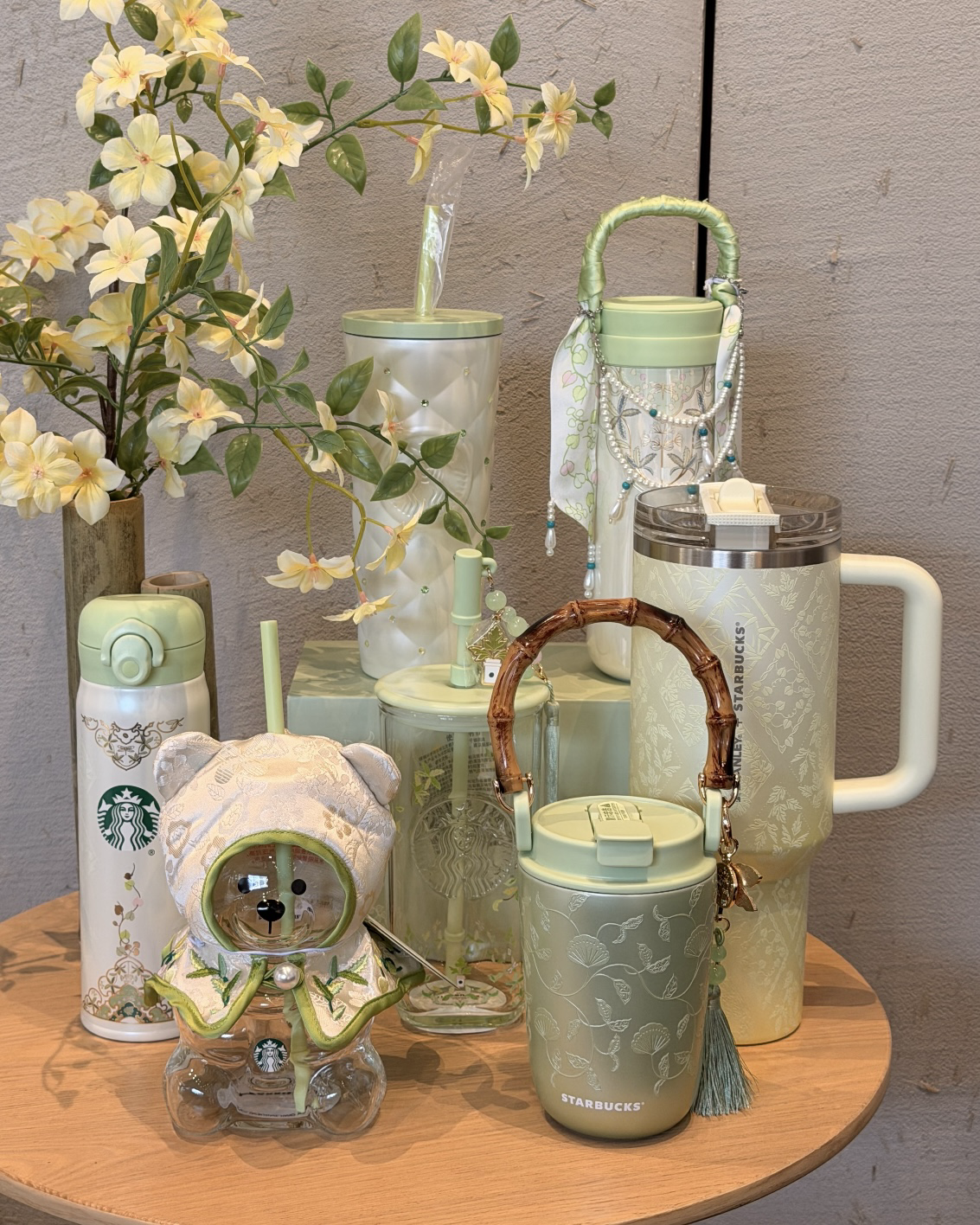 STARBUCKS 星巴克 春序紋樣系列 隨行杯 吸管杯 保溫杯 環保杯