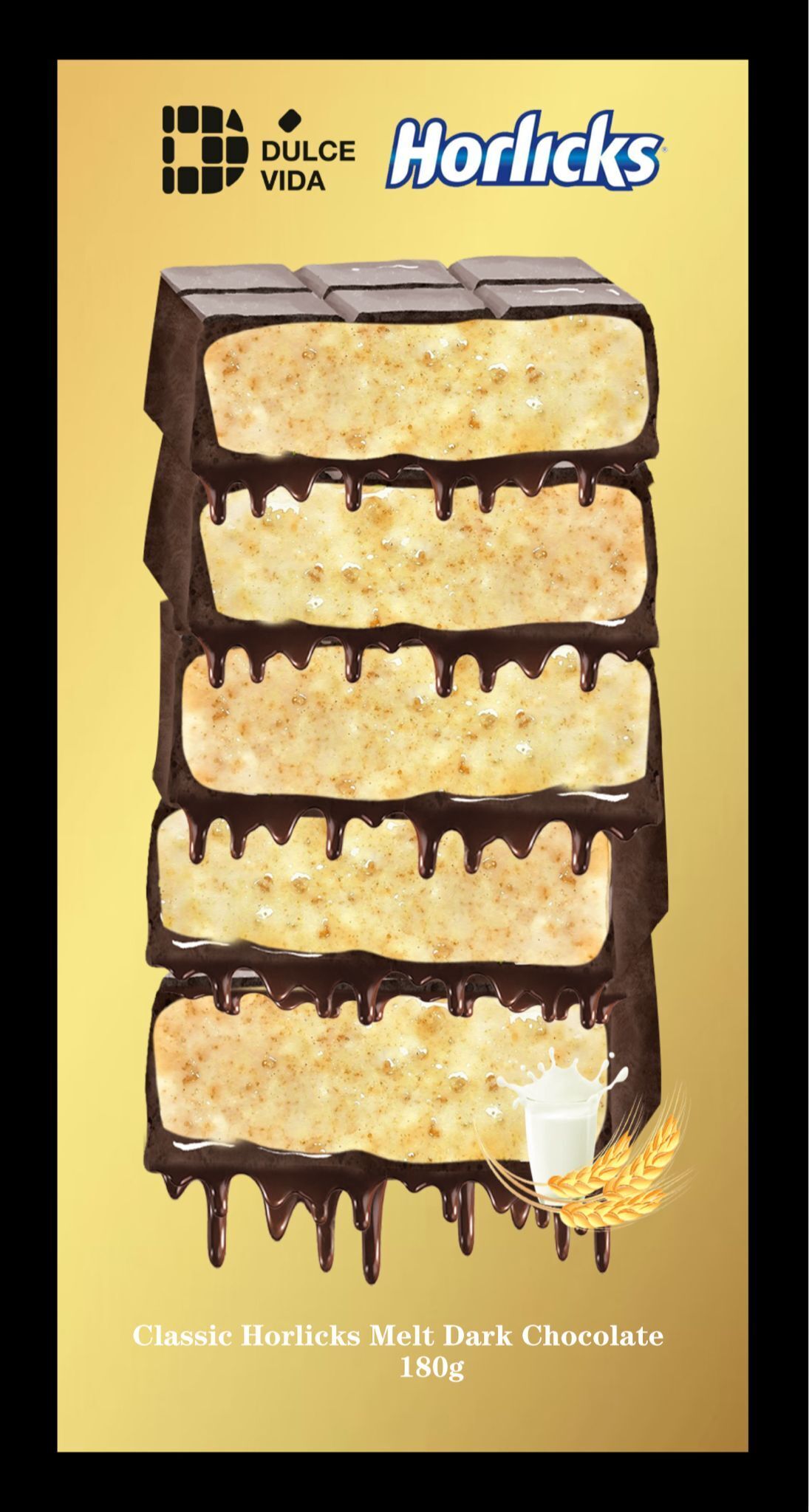 Classic Horlicks Malt Dark Chocolate Bar