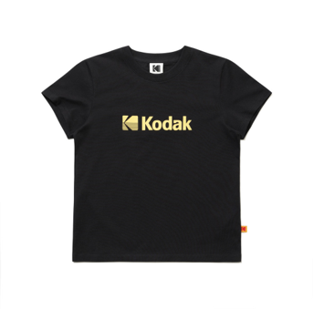XE007 KODAK (Women's) Essential Big Logo Askin Short Sleeve T-shirt